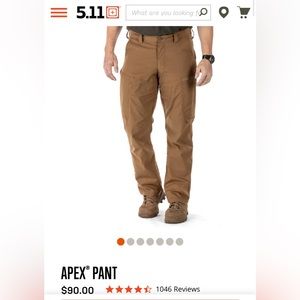 5.11 Tactical Apex Pants- 32x34